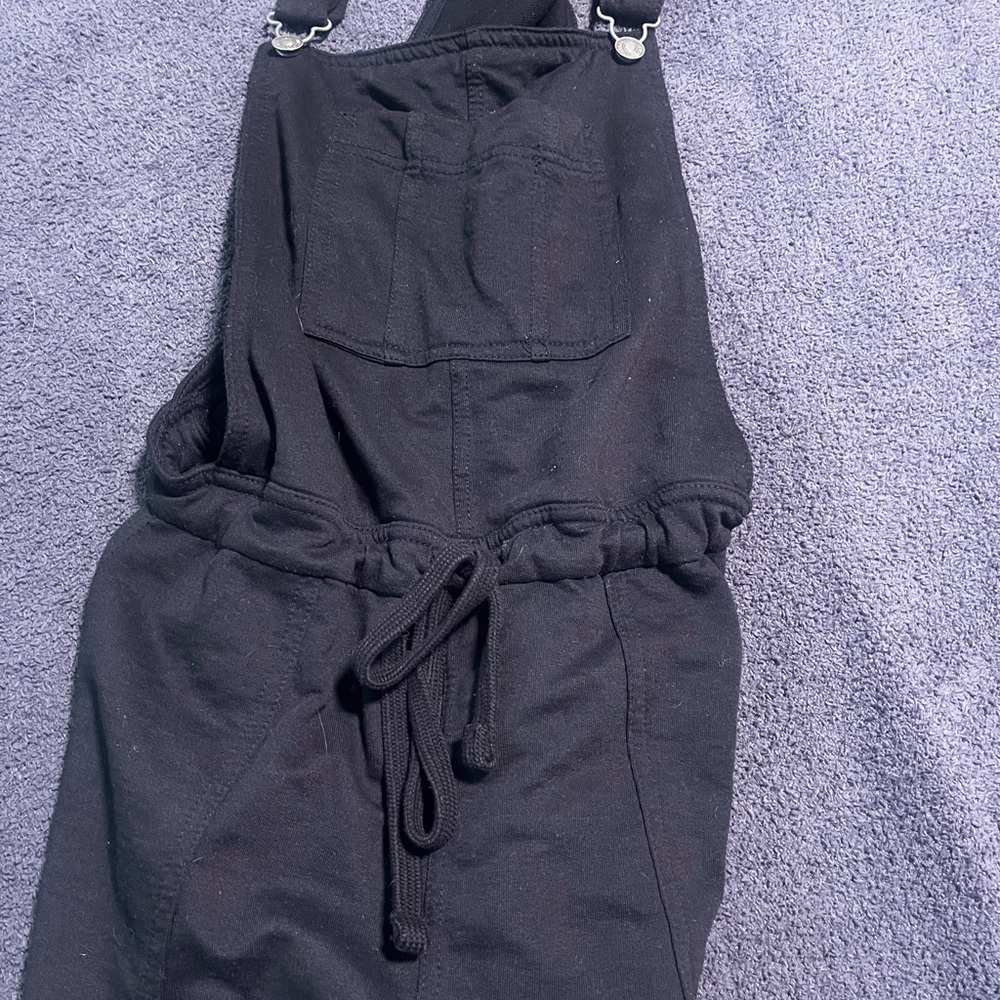 Basic Jumpsuit with elastic ankle cuffs and waistband